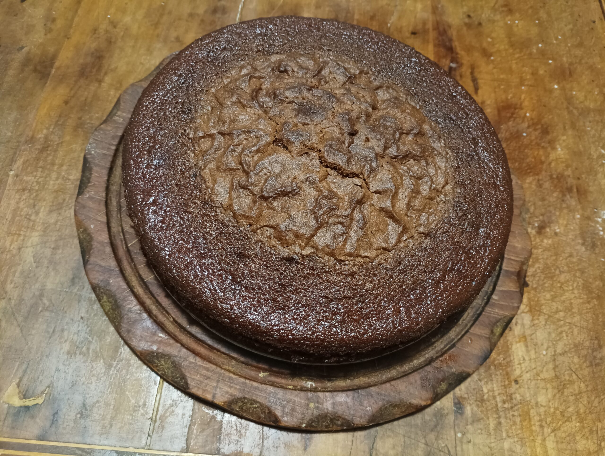 Torta di pane e cioccolato fondente
