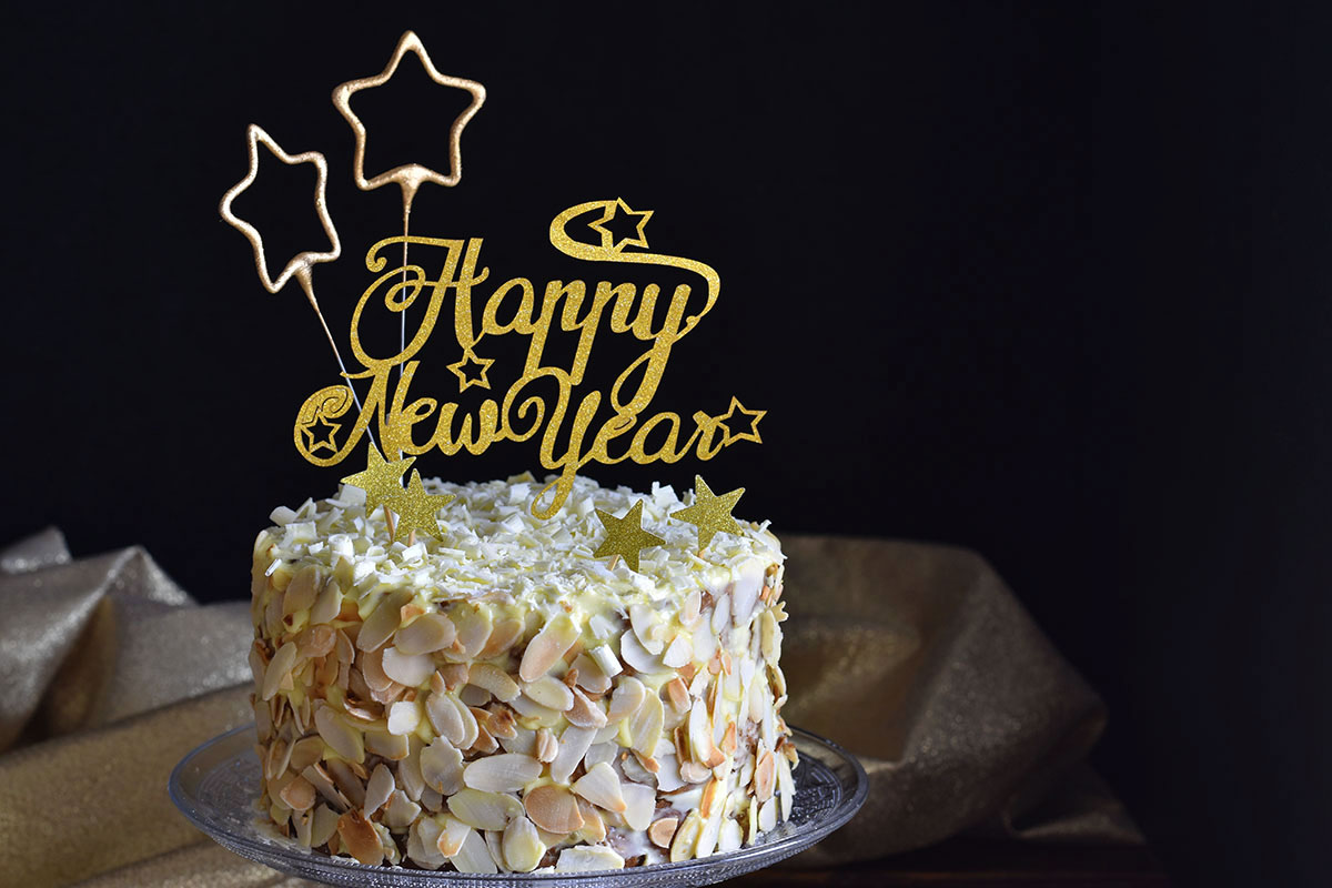 Torta di panettone con crema di mascarpone