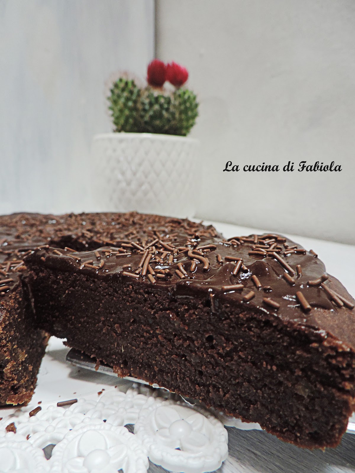 Torta di patate e cacao