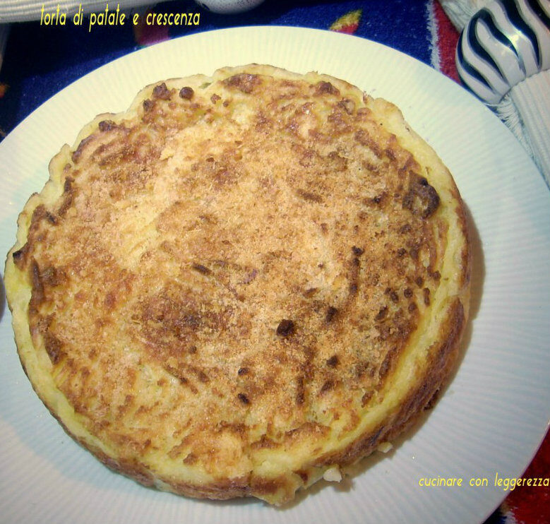 Torta di patate e crescenza