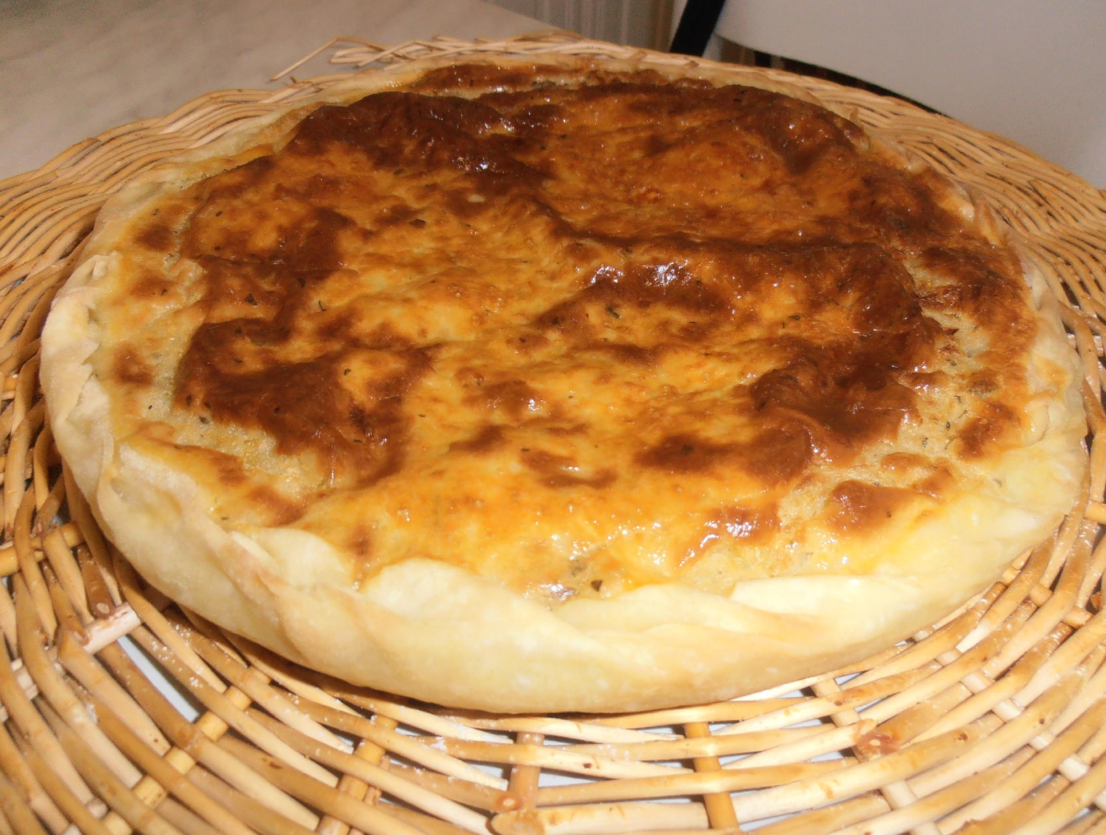 Torta di patate e porri