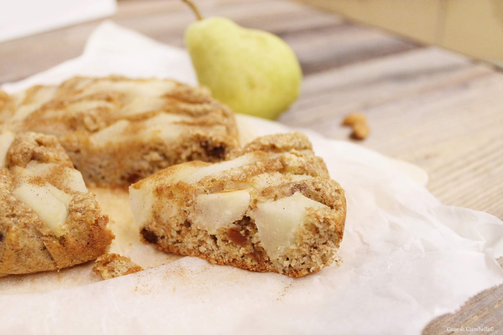 Torta di pere e cannella sugarfree