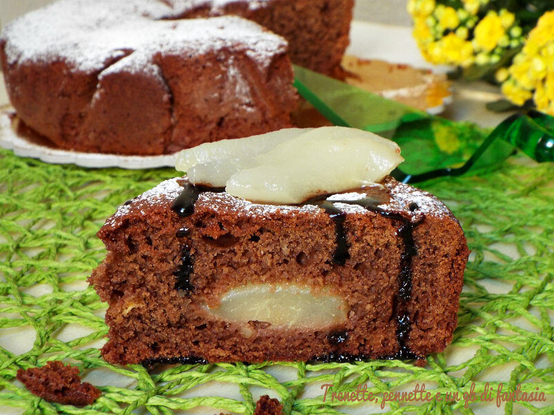 Torta di pere e cioccolato