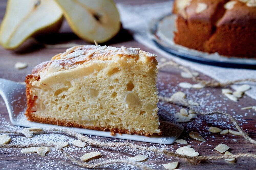Torta di pere e yogurt