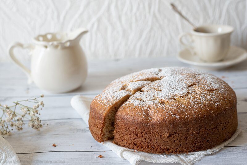 Torta di pere frullate