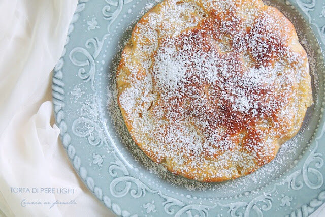 Torta di pere light col bimby