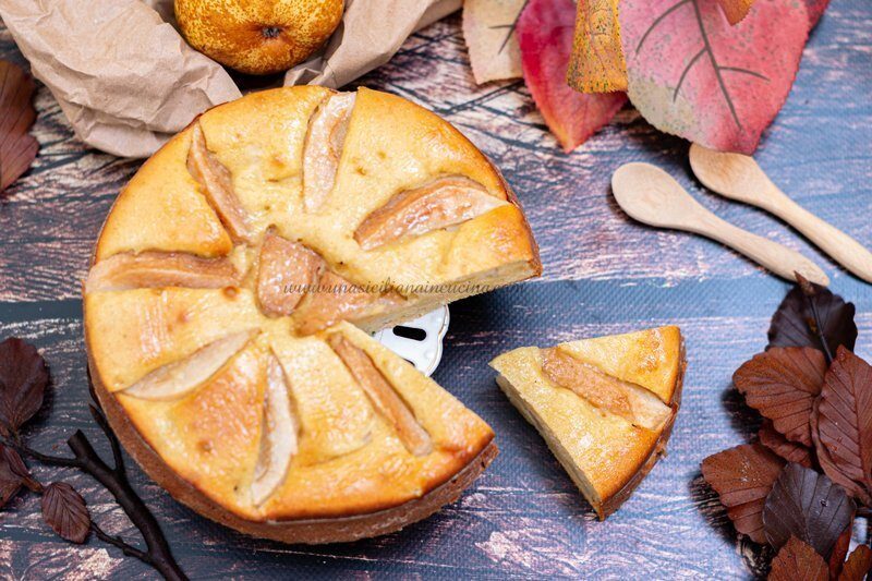 Torta di pere senza zucchero