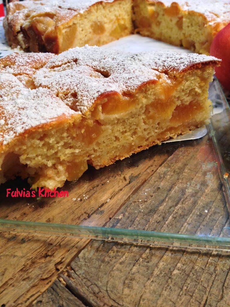 Torta di pesche