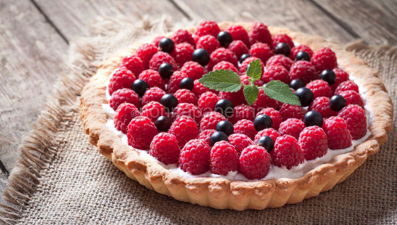 Torta di ricotta ai frutti di bosco