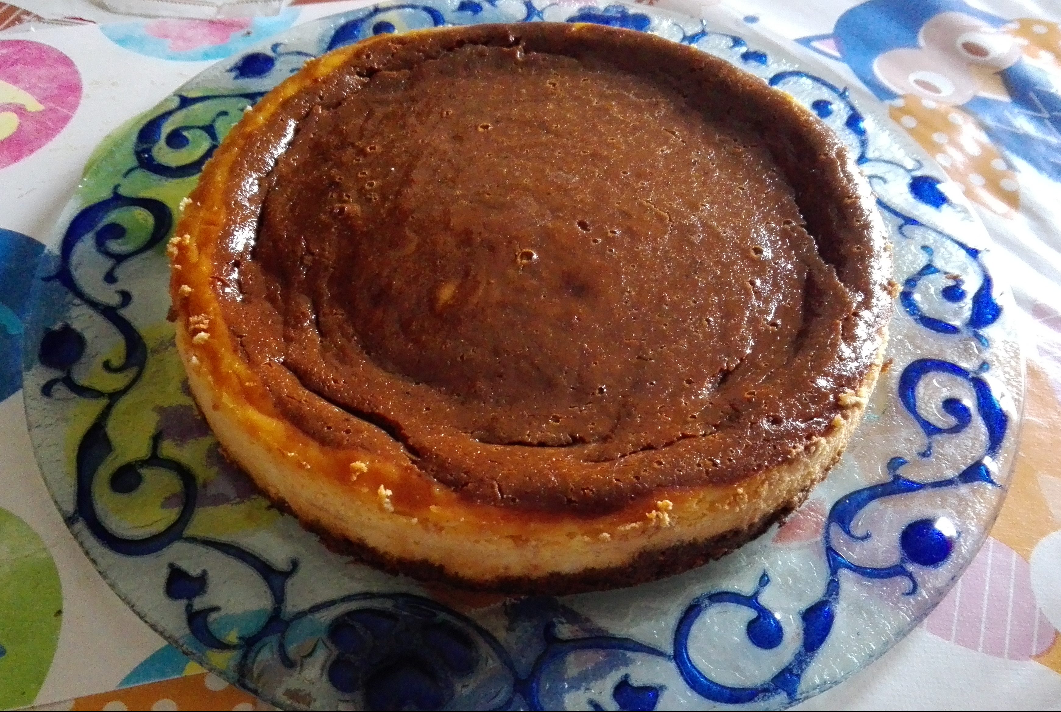 Torta di ricotta al cacao