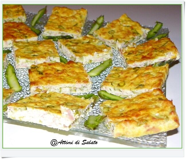 Torta di ricotta asparagi e prosciutto
