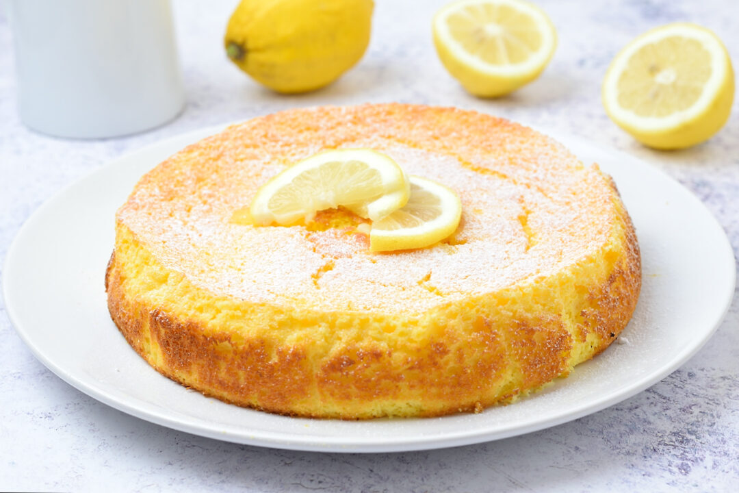 Torta di ricotta e limone senza farina