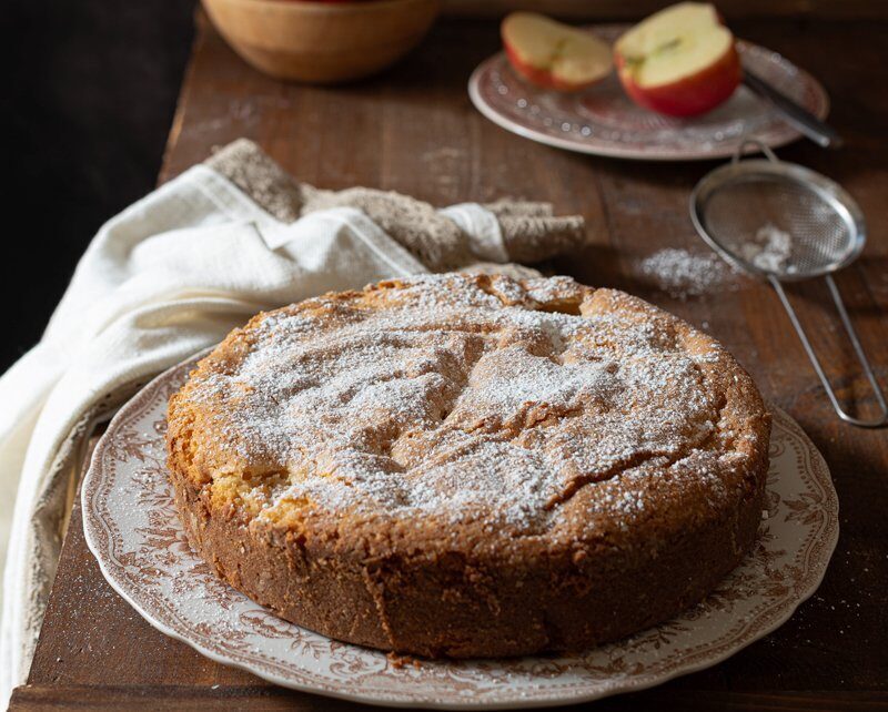 Torta di ricotta e mele