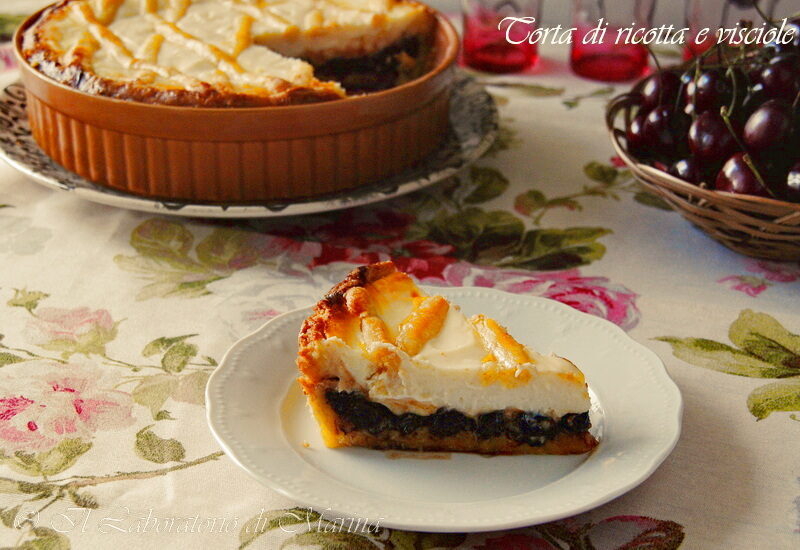 Torta di ricotta e visciole