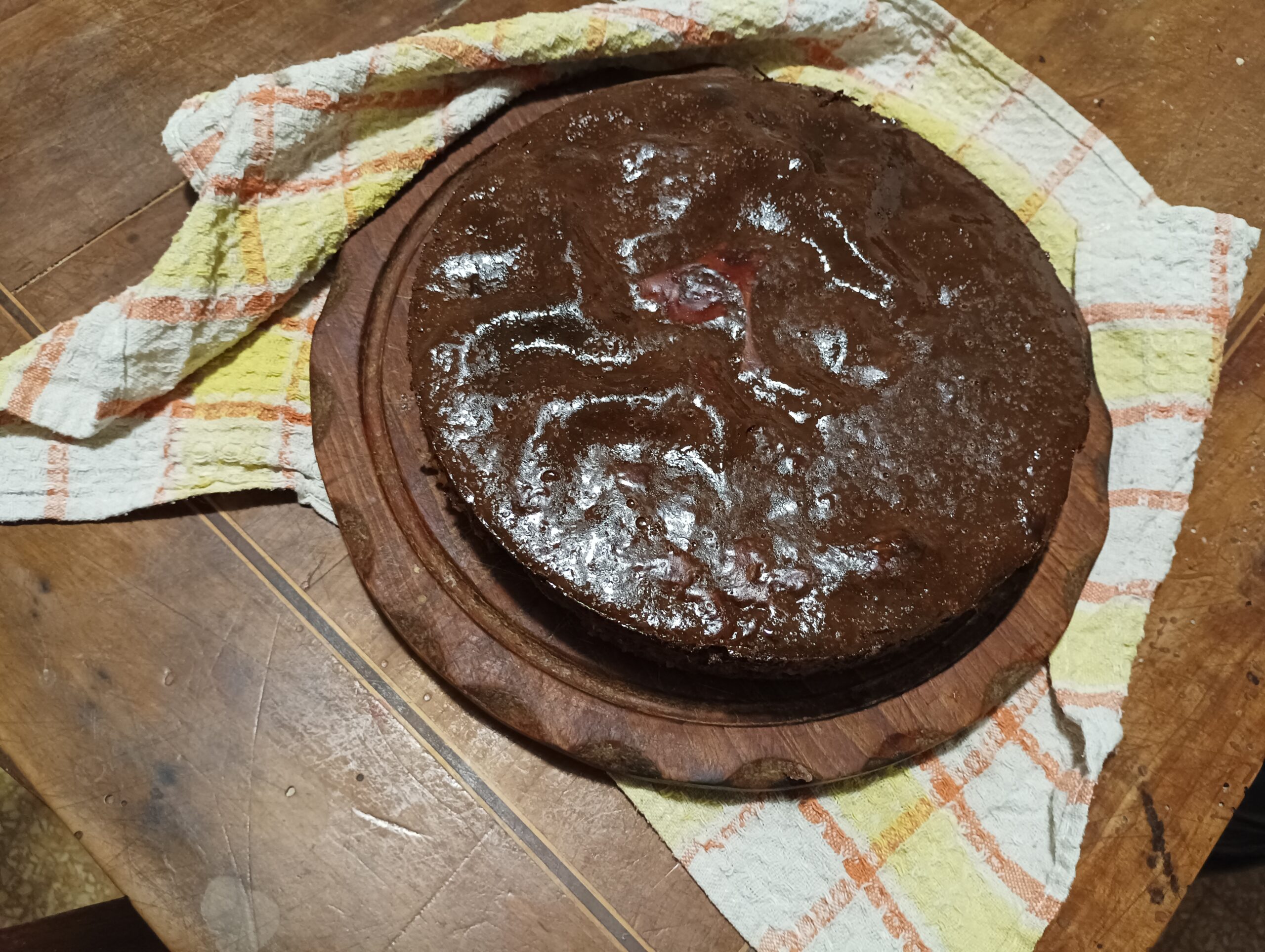Torta di riso al cioccolato