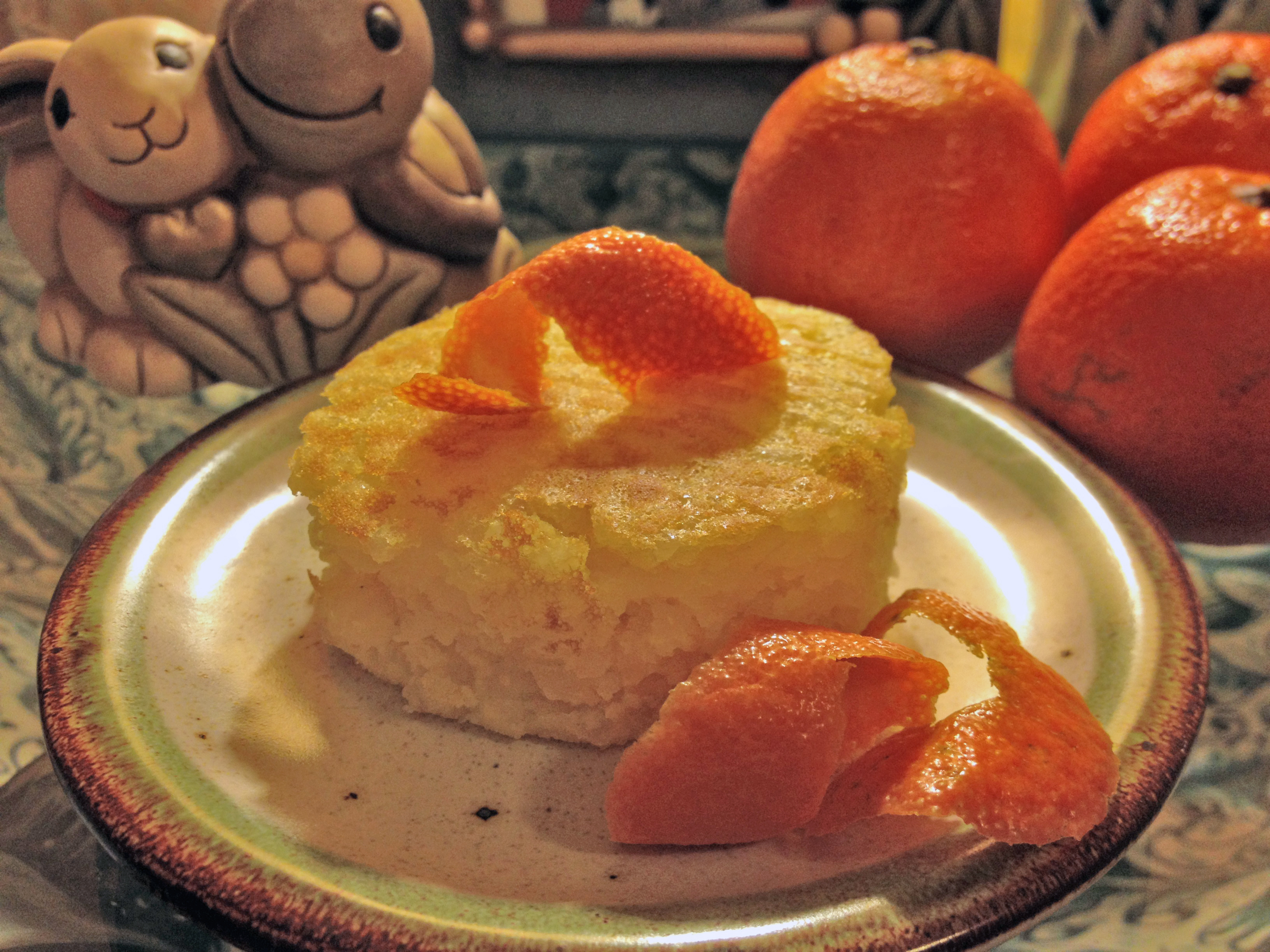 Torta di riso al profumo di mandarino