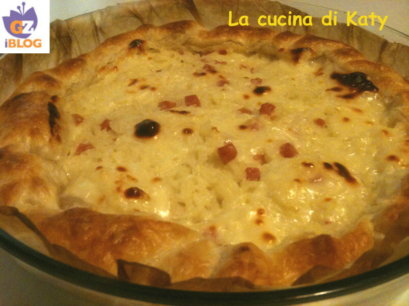Torta di riso con prosciutto