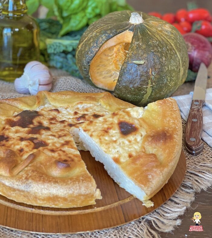 TORTA di RISO e ZUCCA alla ligure