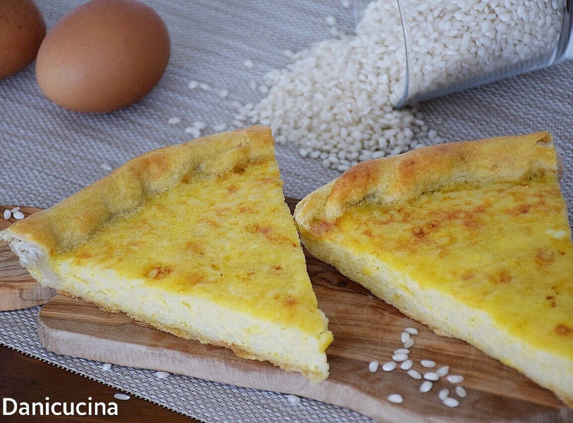 Torta di riso genovese – torta salata di riso