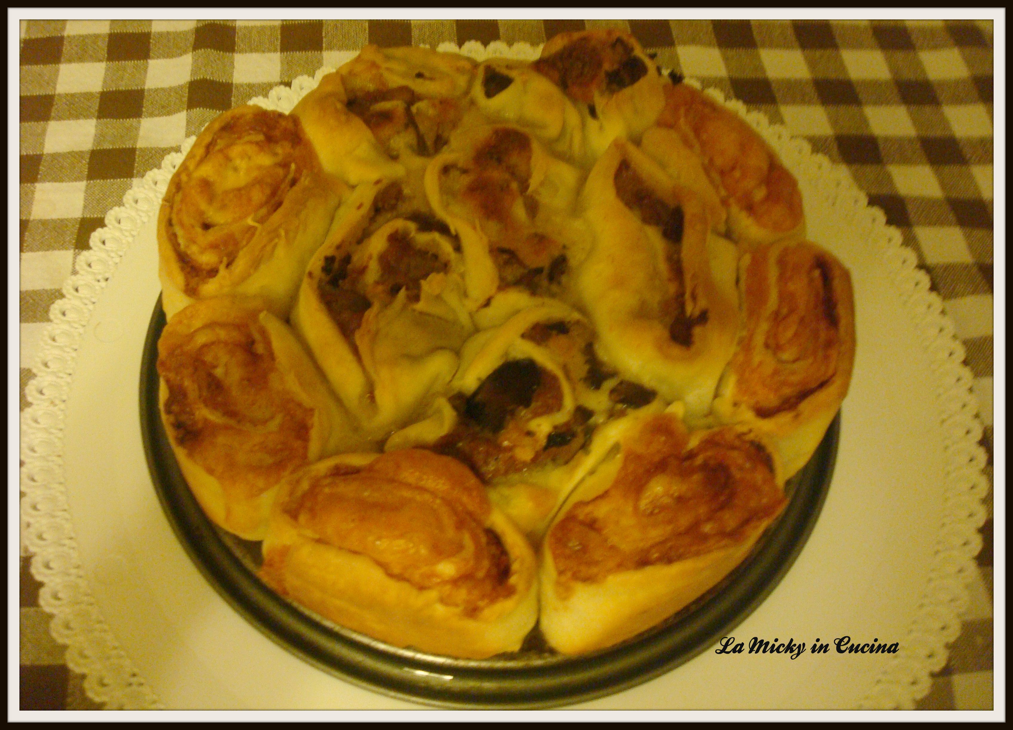Torta di rose salata