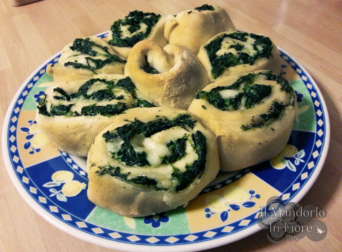 Torta di rose spinaci e brie
