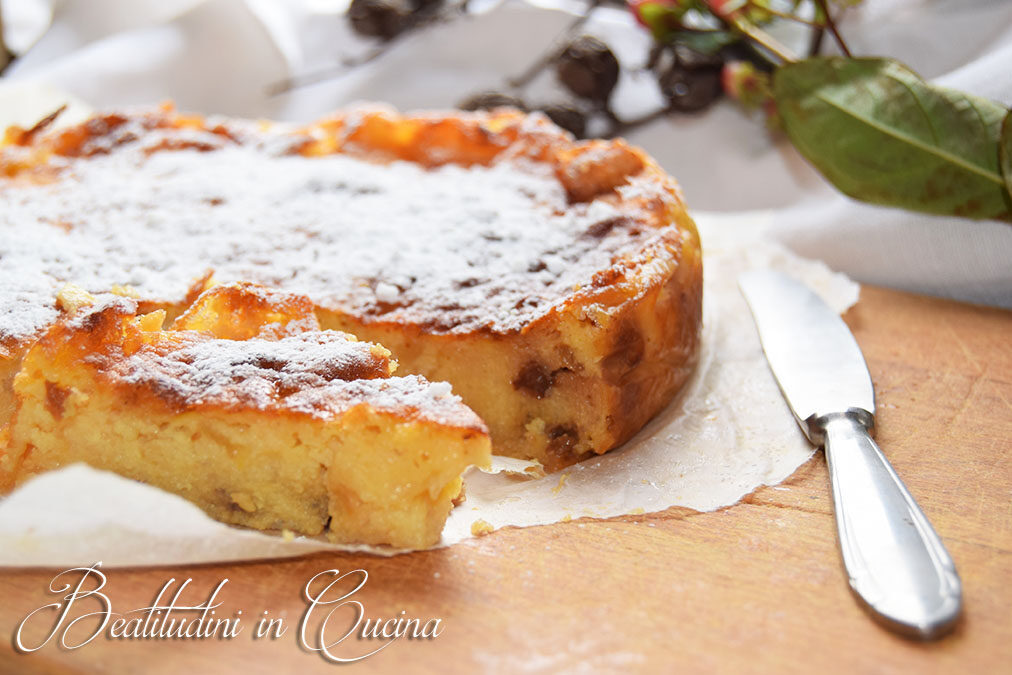 Torta di semolino e mele