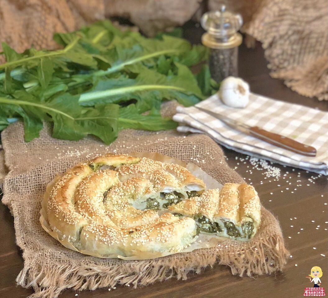 Torta di sfoglia a spirale