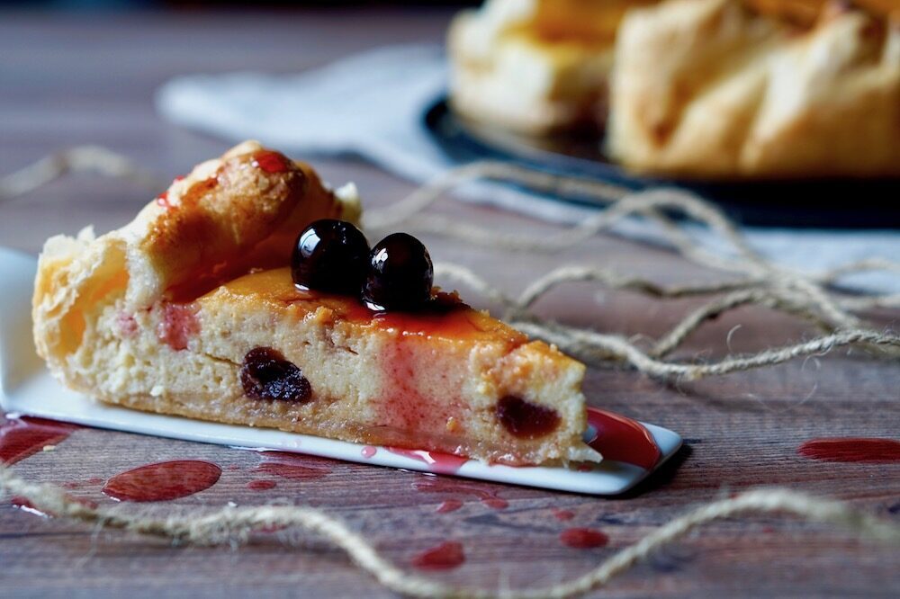 Torta di sfoglia all’amarena