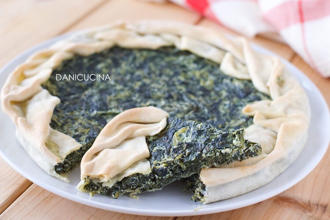 Torta di spinaci senza uova