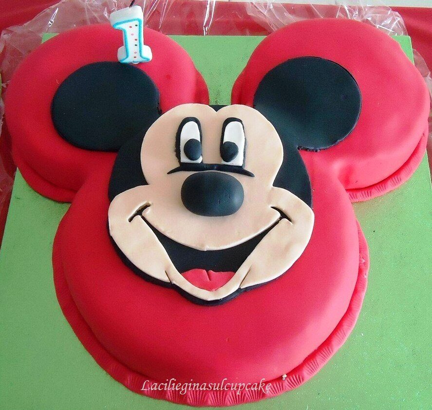 Torta di topolino primo compleanno