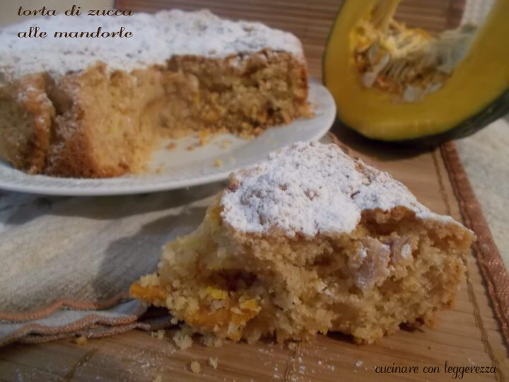 Torta di zucca alle mandorle