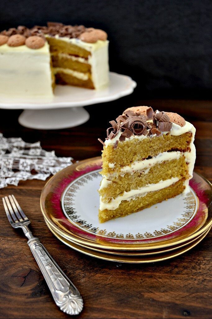 Torta di zucca con crema al mascarpone
