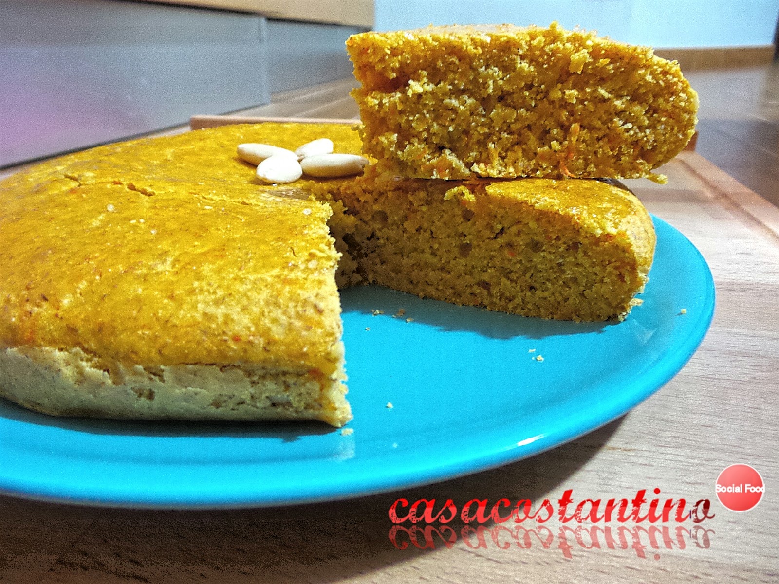 Torta di zucca e carote