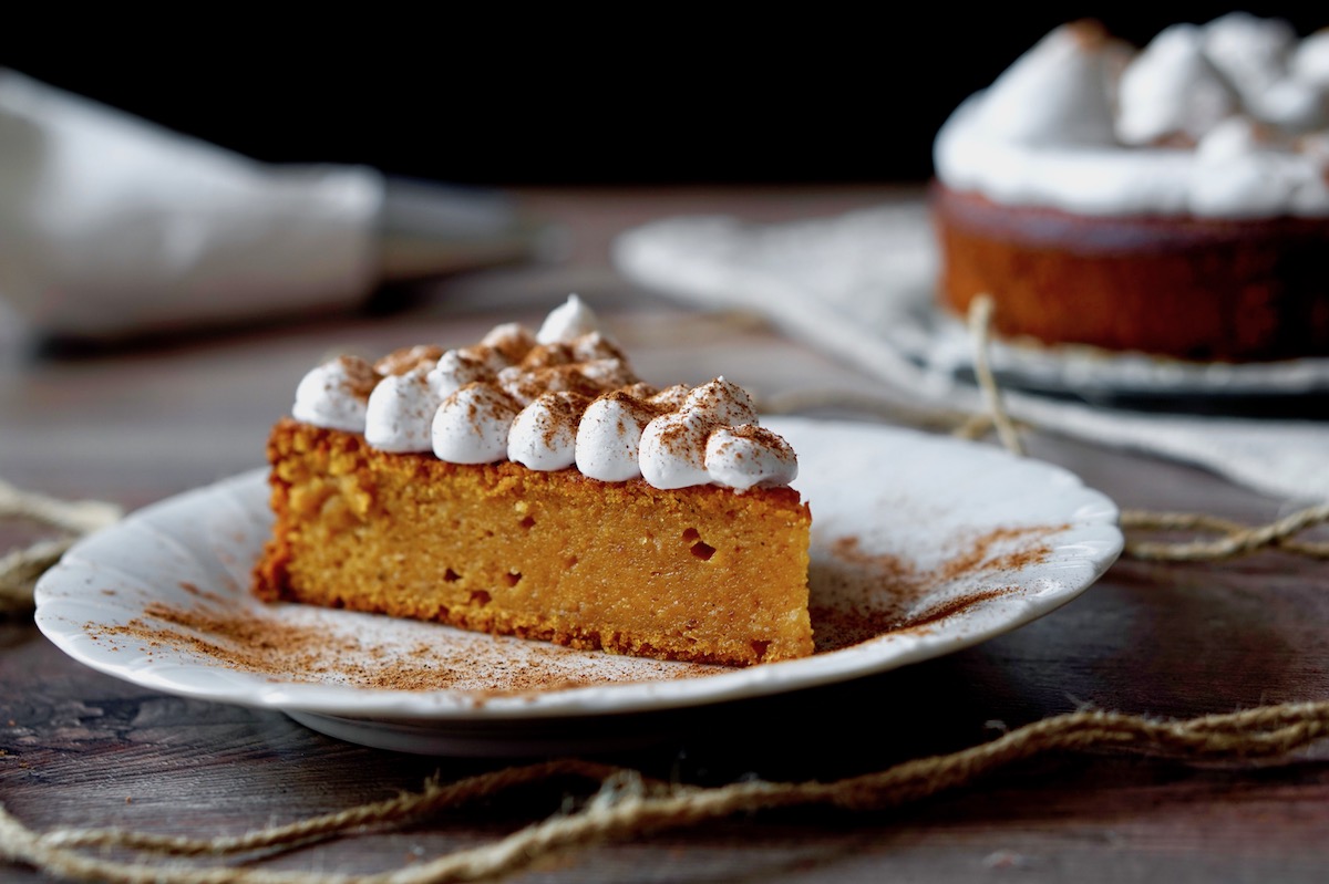 Torta di zucca e mandorle