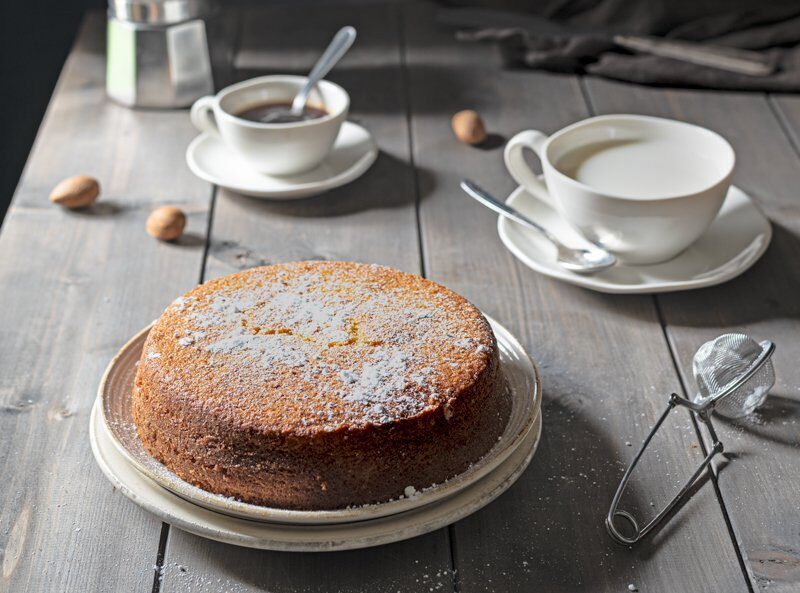 Torta di zucca e mandorle
