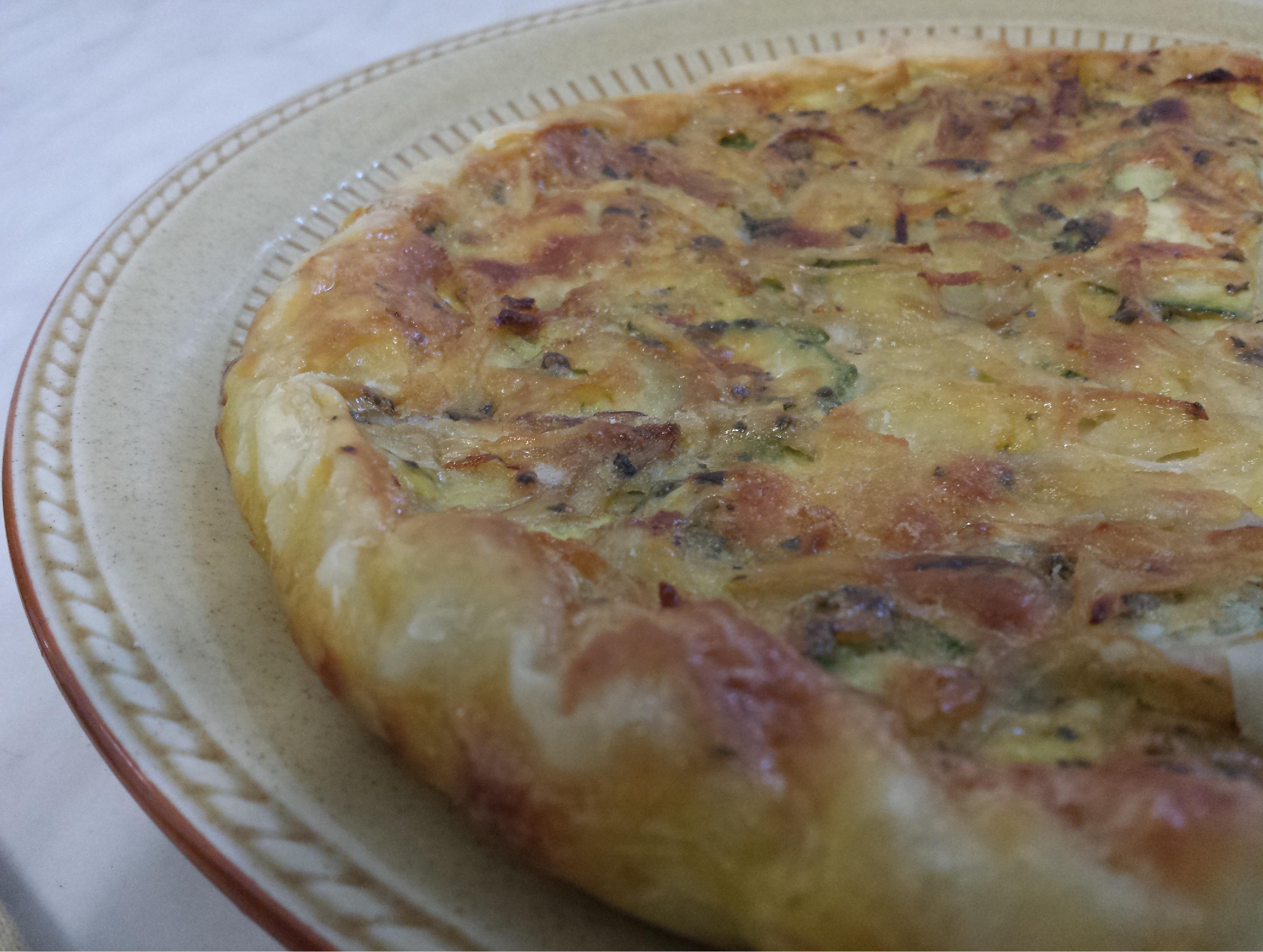 Torta di zucchine,patate e cipolle