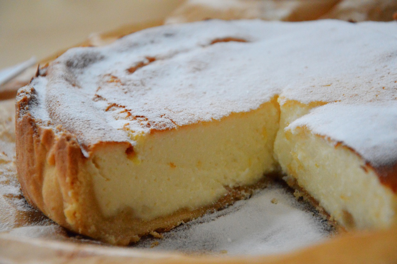 Torta dolce alla ricotta