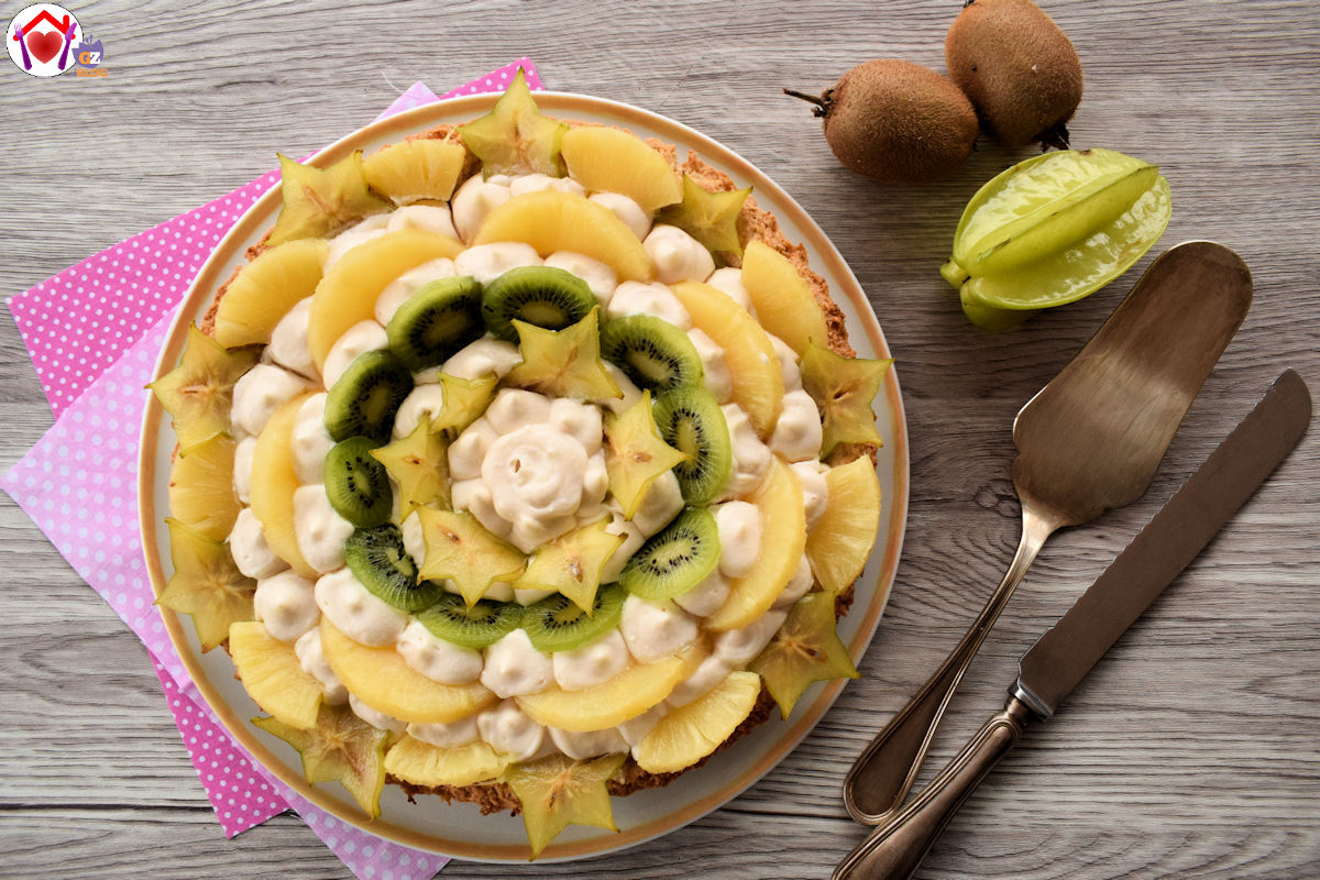 Torta esotica vegana