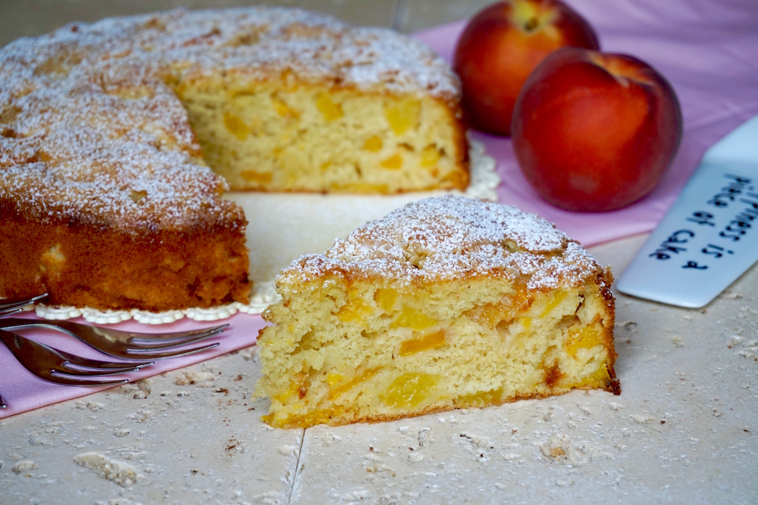 Torta Facile alle Pesche
