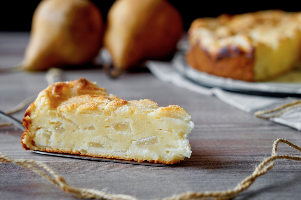 Torta facile ricotta e pere