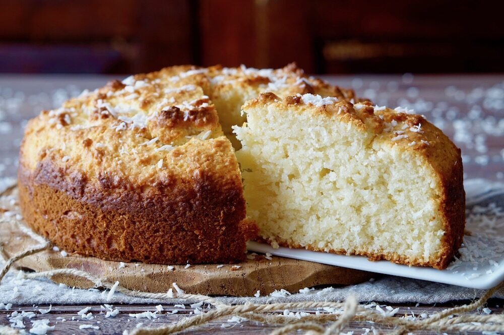 Torta facilissima al cocco e ricotta