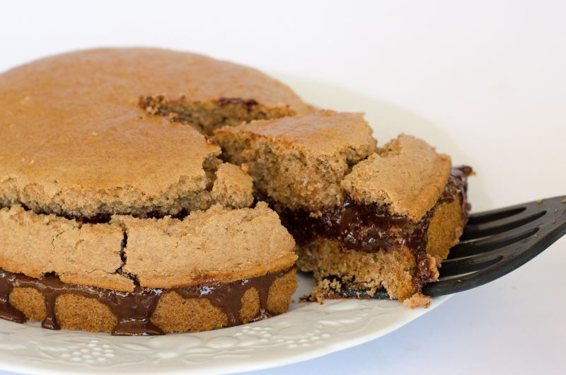 Torta facilissima alla veg-nutella