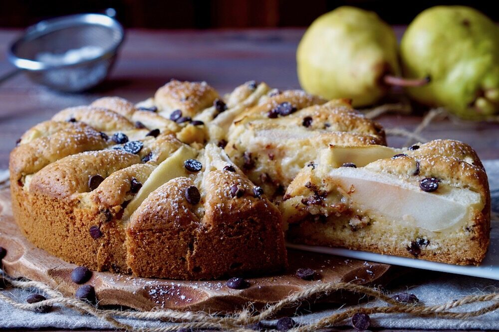 Torta facilissima cioccolato e pere