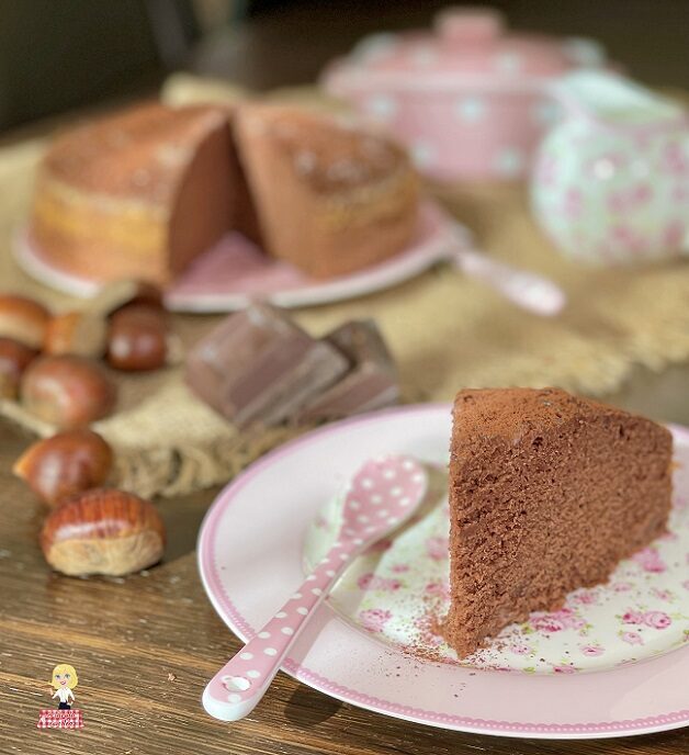 Torta farina di castagne e cioccolato