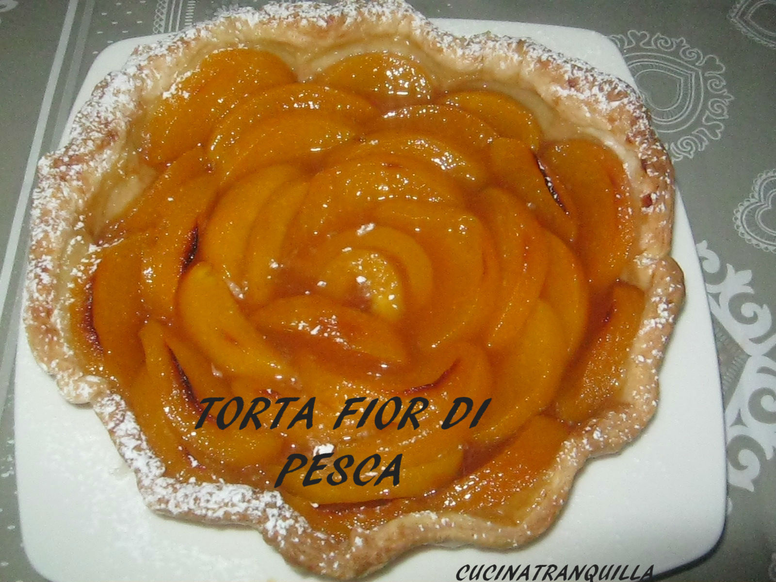 Torta fior di pesca