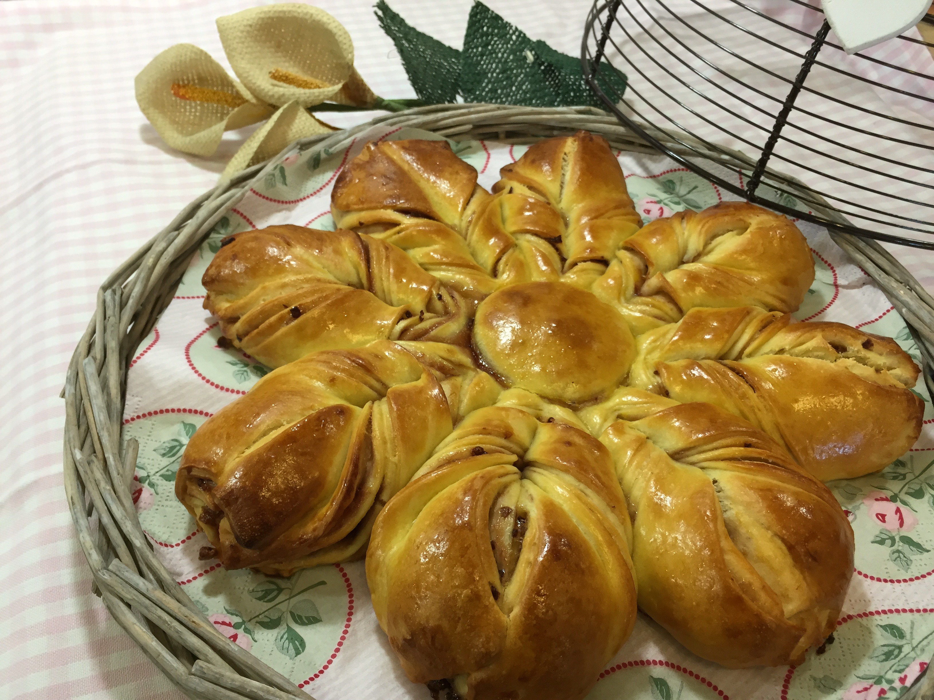 Torta fiore alla marmellata