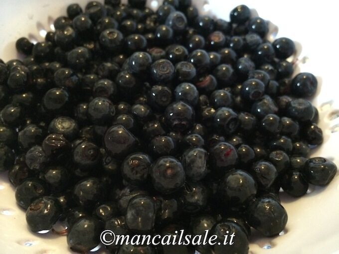 Torta foffa ai mirtilli