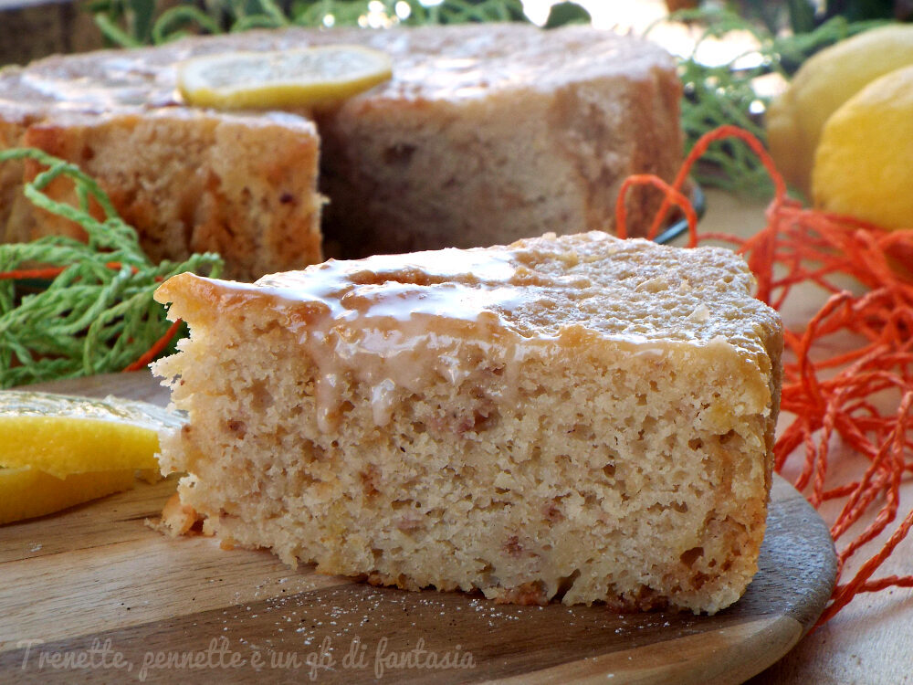 Torta frappè fragole, banana e limone