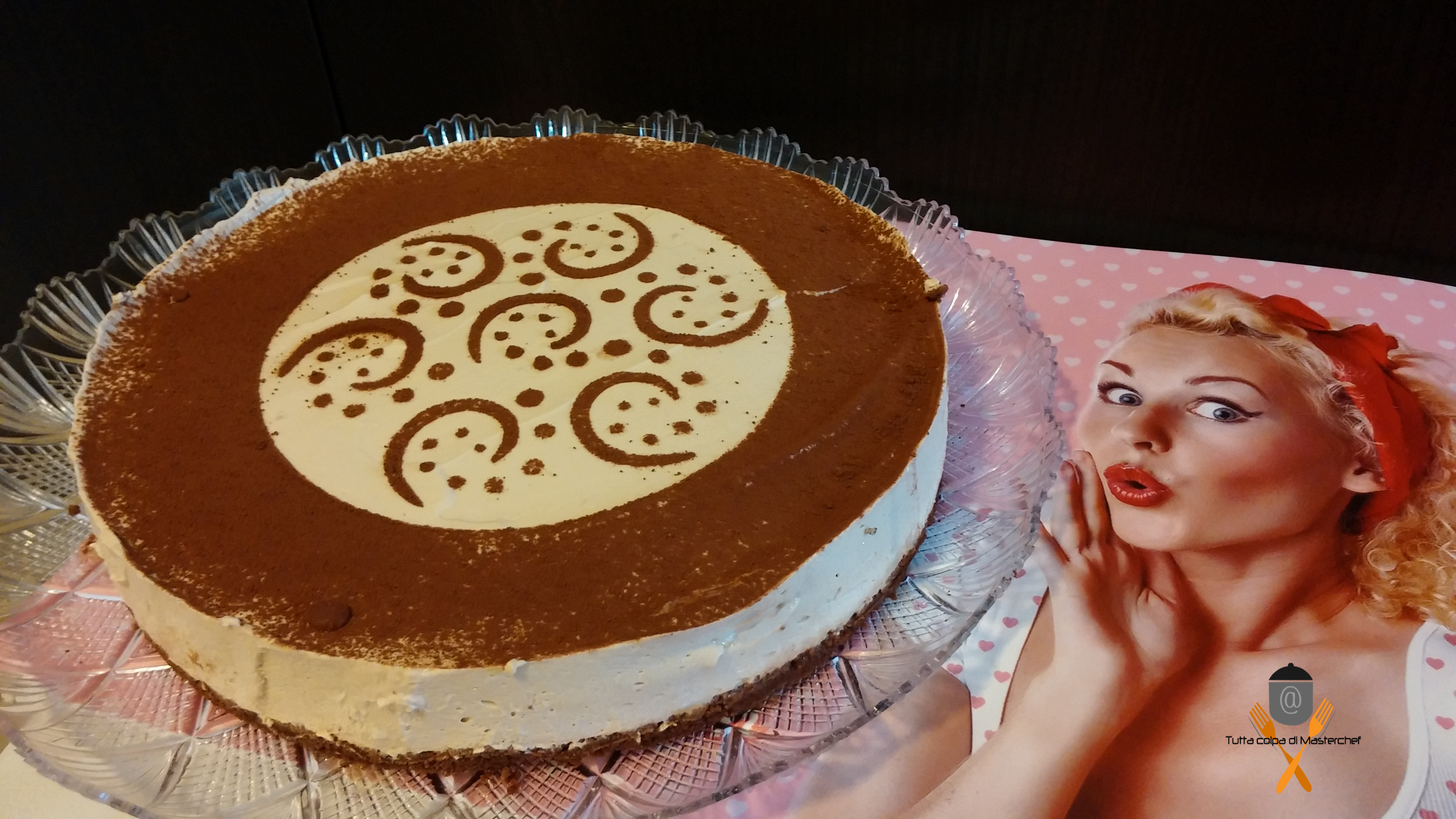 Torta fredda al caffè e cioccolato