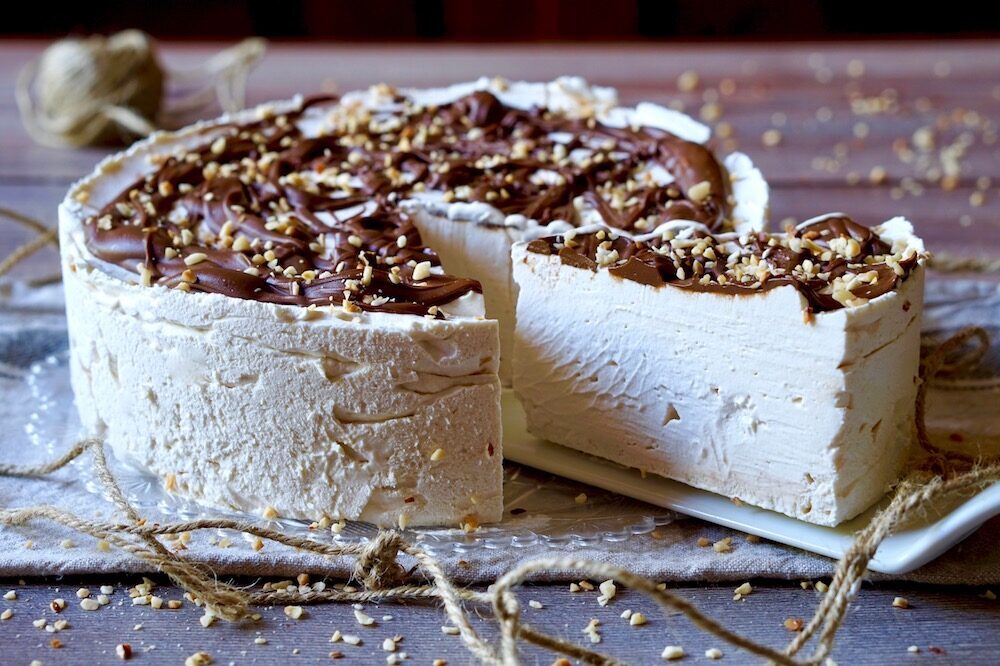 Torta fredda al caffè e nutella